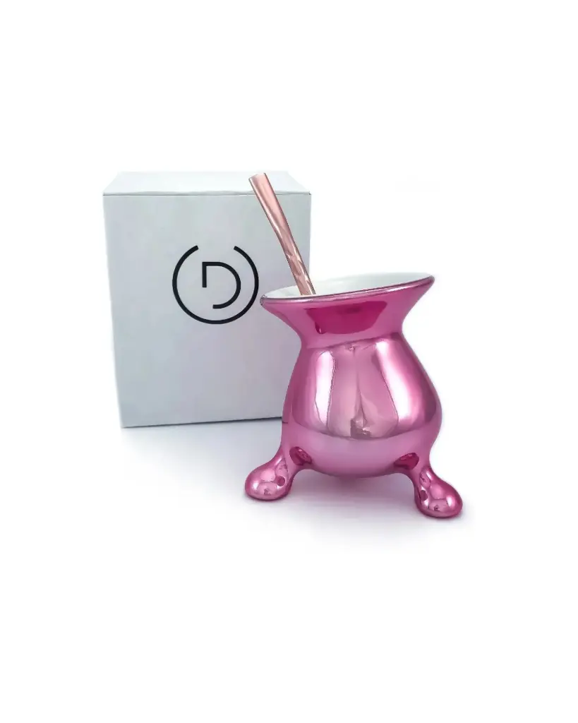 Mate Bocon Metalizado Rosa