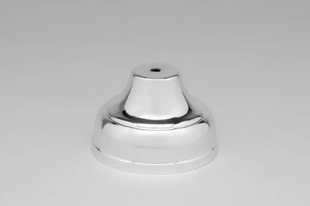 Pie Medio Metal Nro 0 Diam 50mm Plata