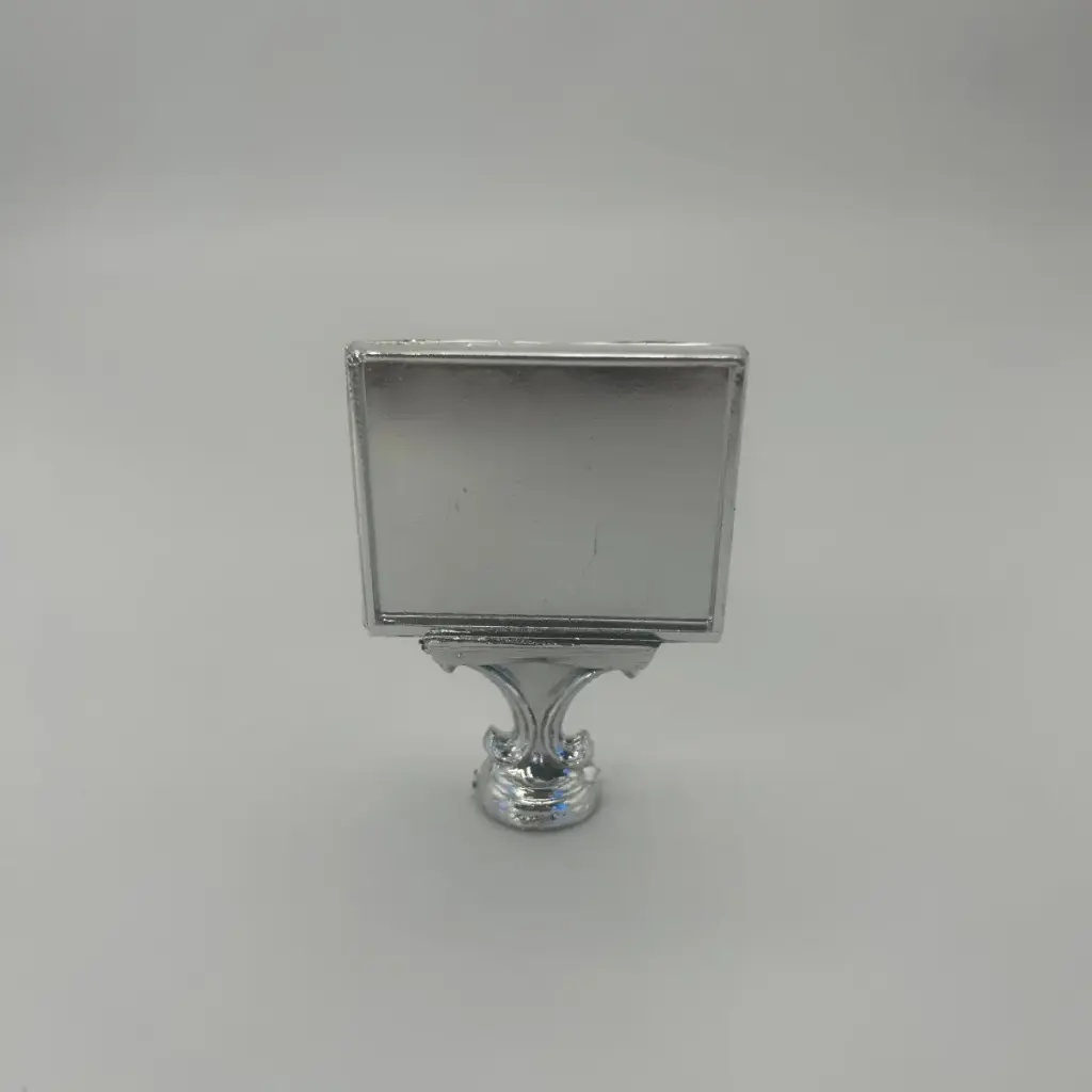 Porta Centro Cuadrado Plata