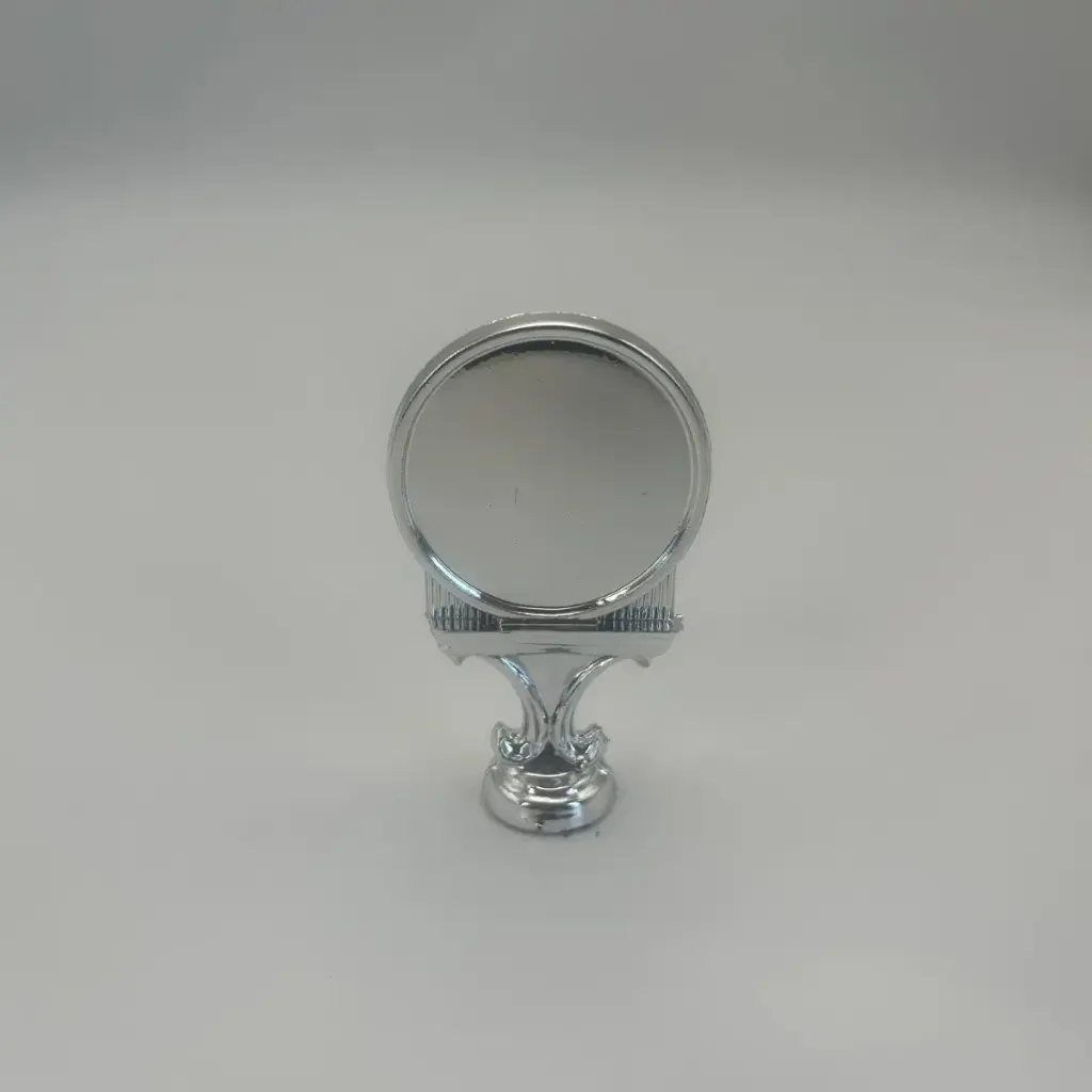 Portacentro Redondo Plata