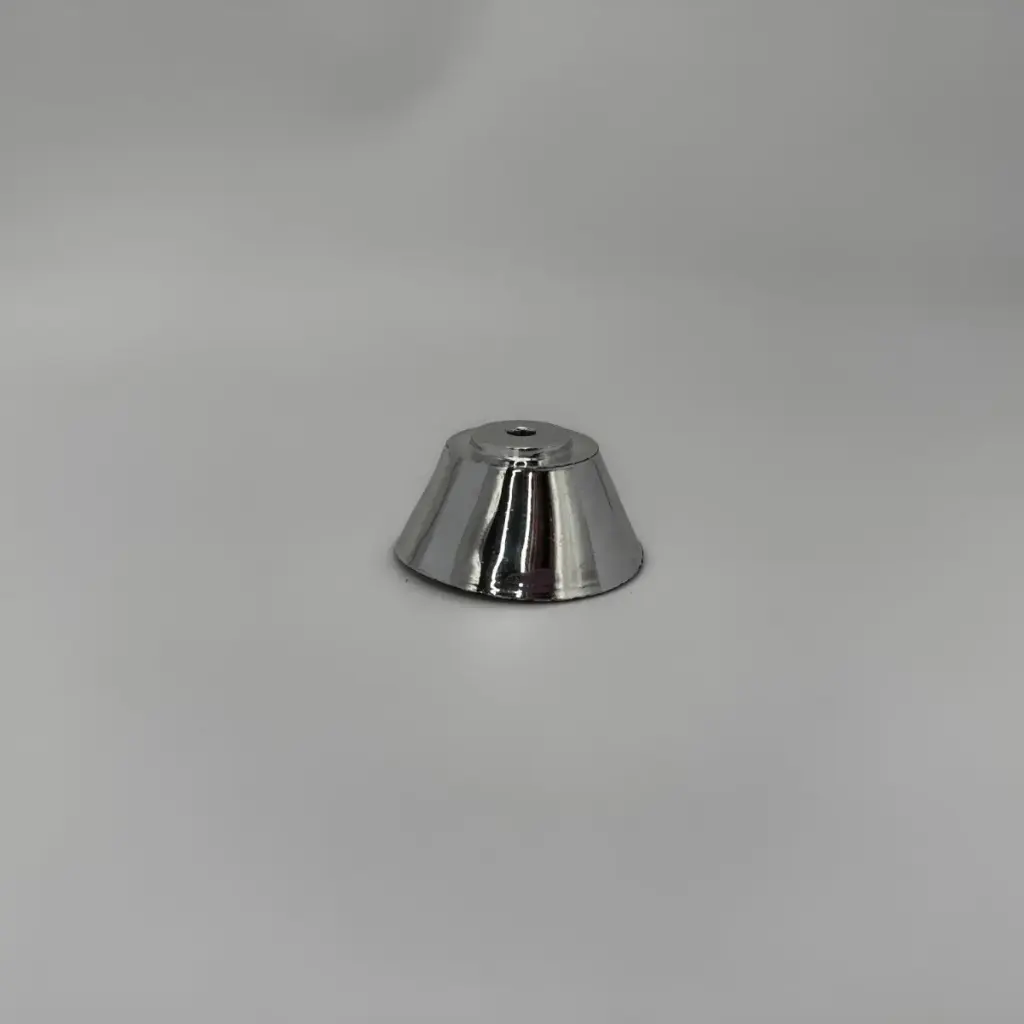 Tapa Alta Diam 25mm Plata