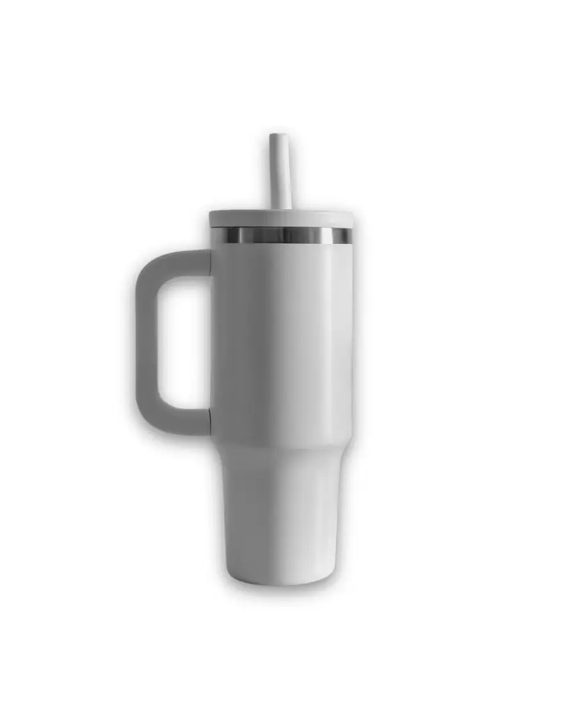 Vaso Termico Quencher 900ml Blanco con manija