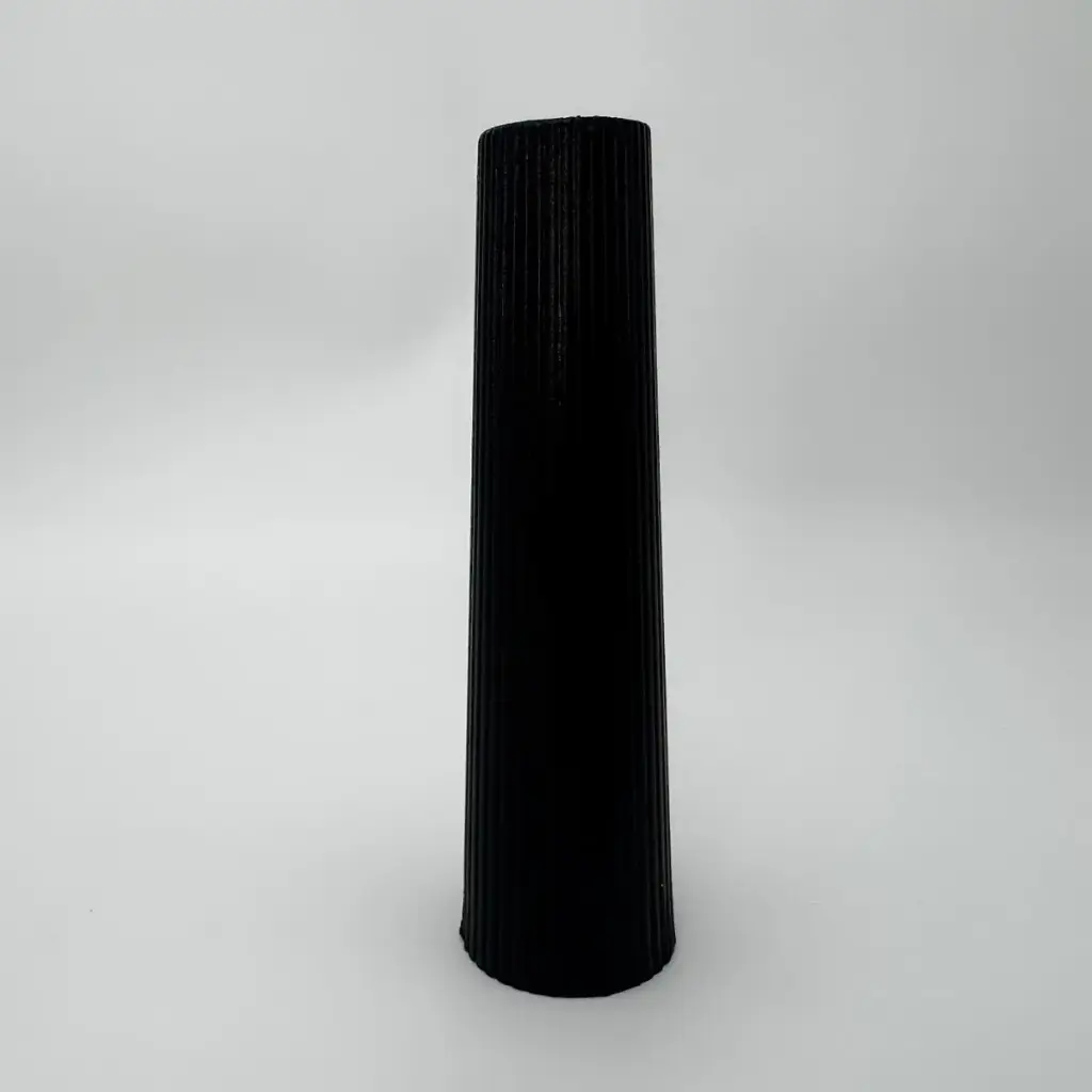 Cono Estriado Alt.14Cm Negro