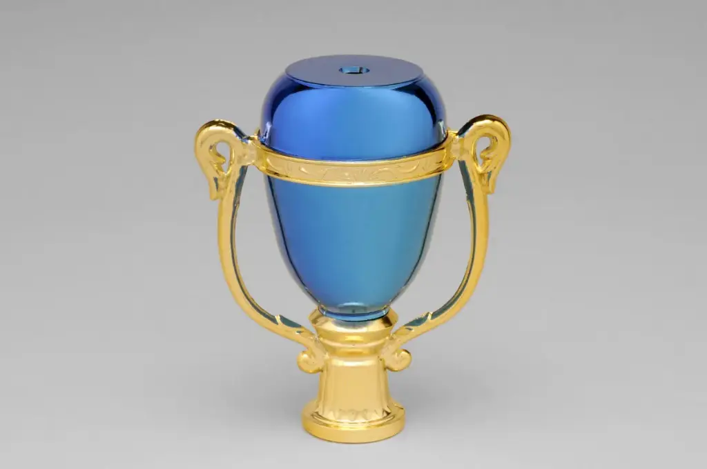 Copa Con Centro Azul