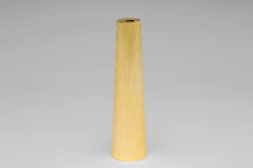 [70710] Cono Estriado Alt.15,5Cm Dorado