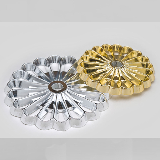 [3621] Flor Grande 65mm Plata
