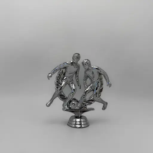 [4031] Futbol Doble Mediano Plata