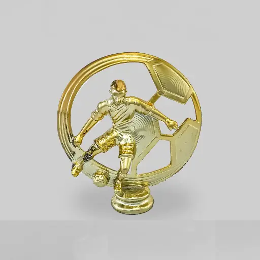 [4060] Futbol Pelota Con Jugador Oro