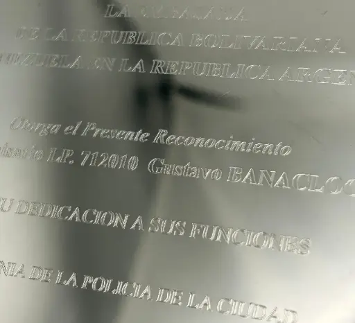 [55000] Grabado Letra Simple
