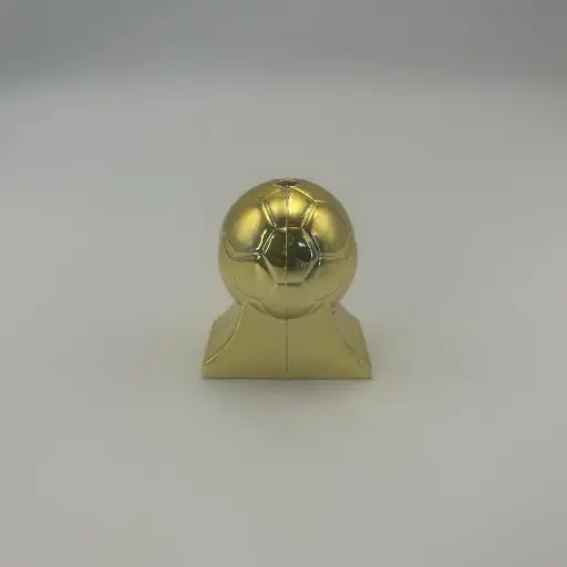[1000] Pelota De Futbol Con Base Oro