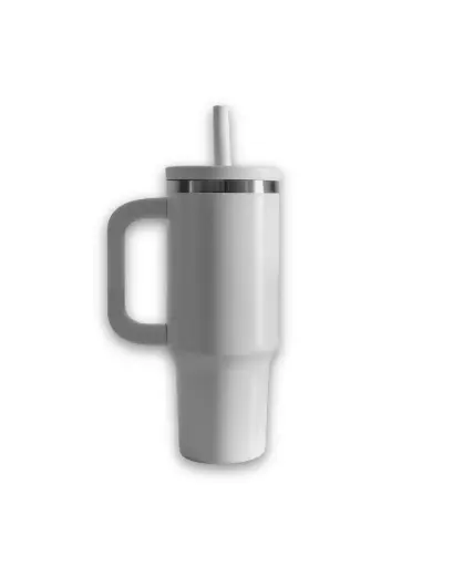 [950281] Vaso Termico Quencher 900ml Blanco con manija