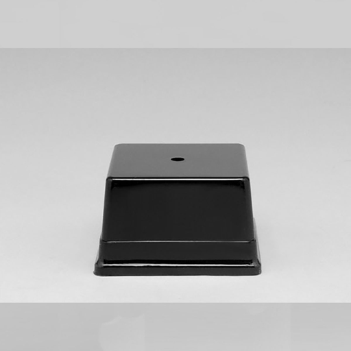 [2605] Base Cuadrada 80mm Negra